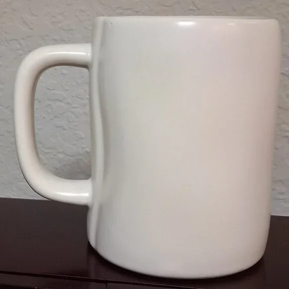 Rae Dunn "FIGHTER" 16oz Ceramic Coffee Mug - Picture 8 of 11